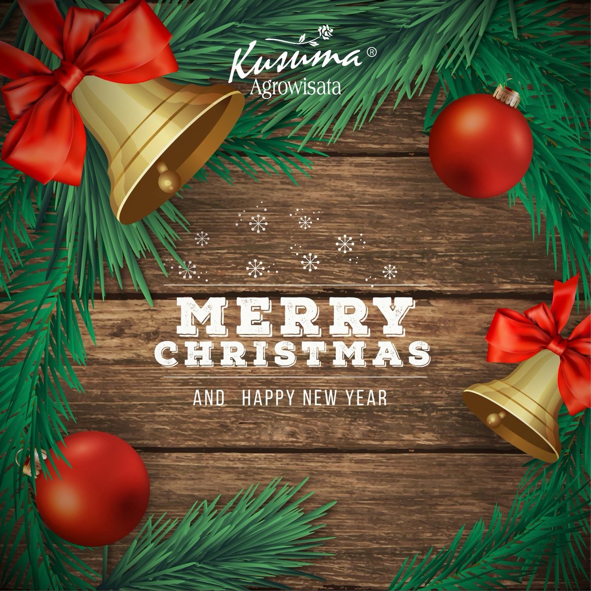 Agrowisata's tweet photo. May your holiday season be a dazzling display of love, laughter, and festive fun. Merry Christmas and Happy New Year https://t.co/p8EyNd6vsp