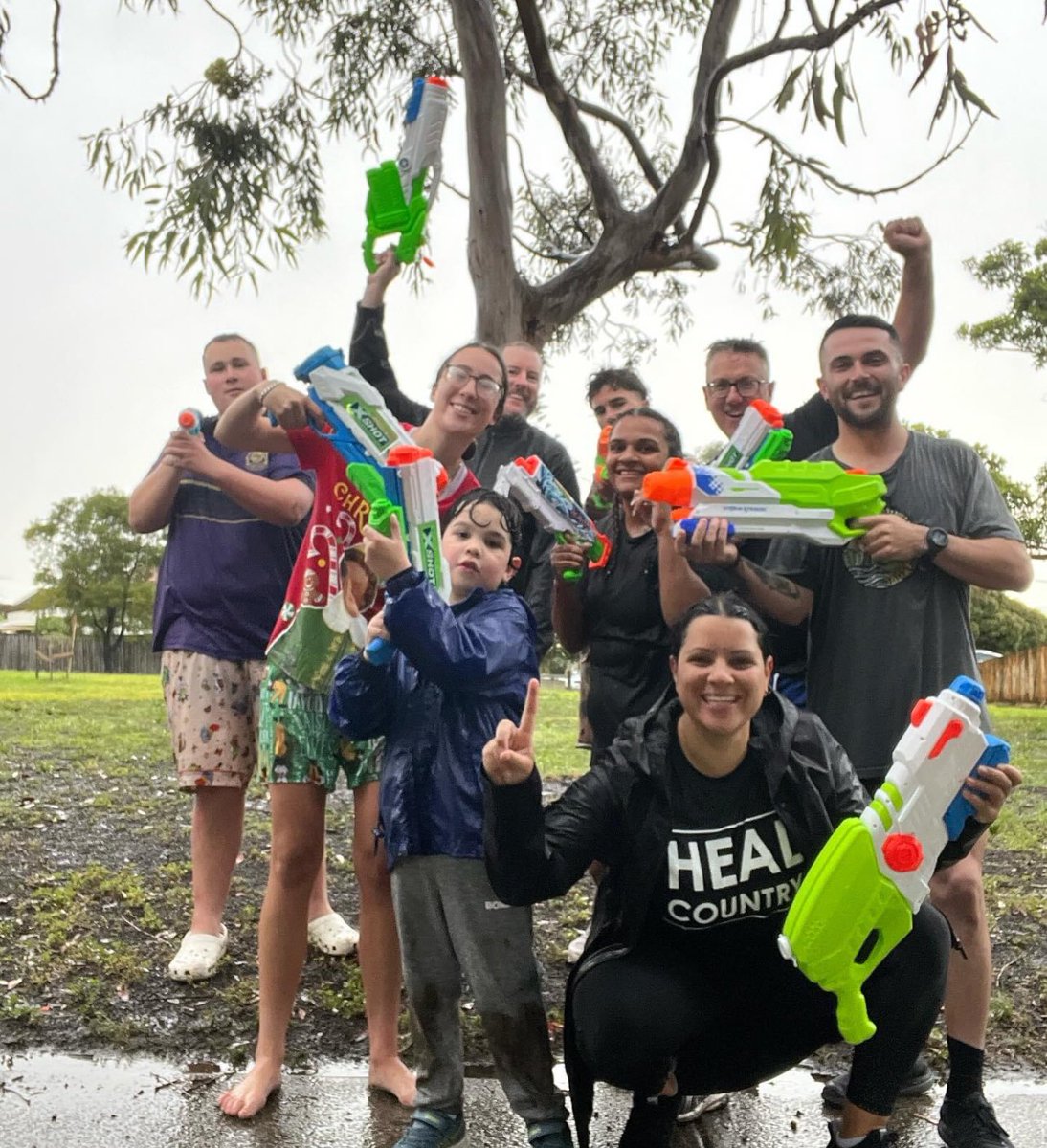 Our annual Christmas 🎄 💦 WATERFIGHT 🔫 is over a decade old it’s happens rain, hail or shine! It’s Devora v Highlands