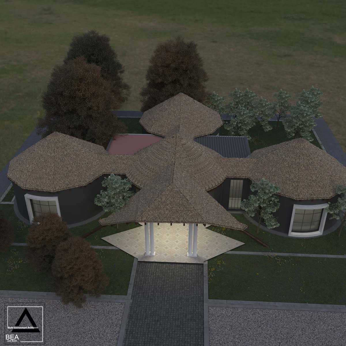 houseplanzw's tweet photo. I'm excited to share our latest Design project. Our client expressed a desire for a design that marries tradition with modernity, perfect for a holiday retreat. We delivered this vision in our design. I'd love to hear your thoughts on it. Contact us: at 078 262 7941 https://t.co/rDKNaTymuw