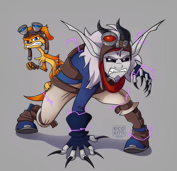 'Animal I Have Become' by Three Days Grace plays in the distance  #JakandDaxter