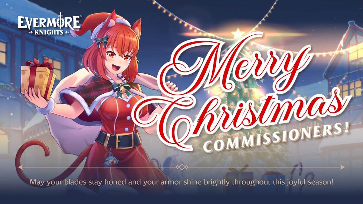 EvermoreKnights's tweet image. ‘Tis the season of joy! So eat, drink, play and be merry 🎉 
Wishing you and the fam the greatest peace, love and abundance this holiday.

#MerryChristmas🎄 #EvermoreKnights #JRPG