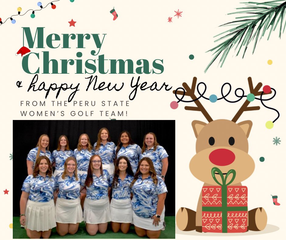 Merry Christmas from the PSC Women’s Golf Team!! 🎅 🎄