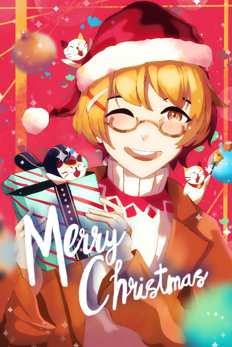 eddymaneki's tweet photo. Merry christmas allll #MerryChrismas #speedpaint #AnimeArt #Vtuber #vtuberid #AnimeArt #illusrtation #digitalart #digitalillustration #animeboy https://t.co/4uIKfZrf2G