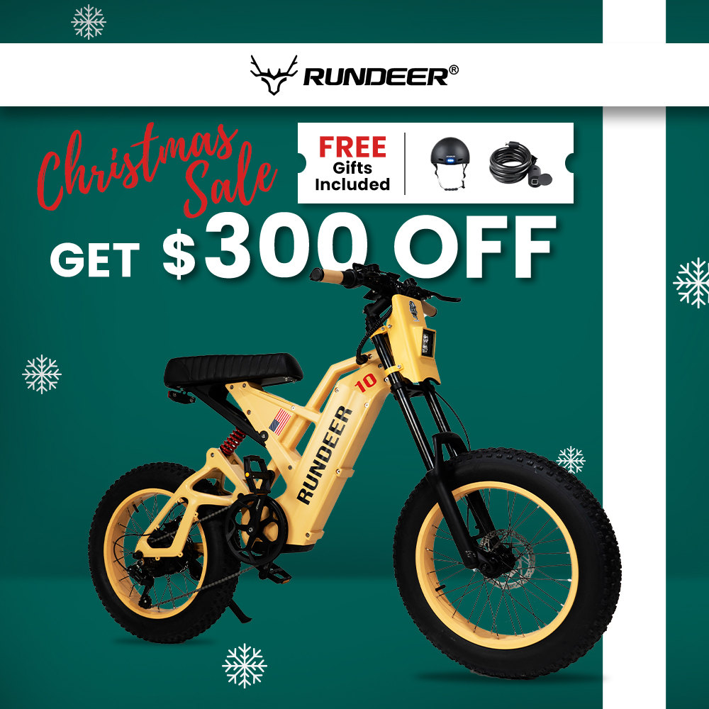 Merry Christmas! 🎅 We're spreading holiday cheer with a special discount😜at rundeers.com Purchase any two Rundeer E-bikes and enjoy a fixed $200 off! Spread the joy, share the ride, and make this holiday season twice as special! #christmassale #ebike#ebikestyle