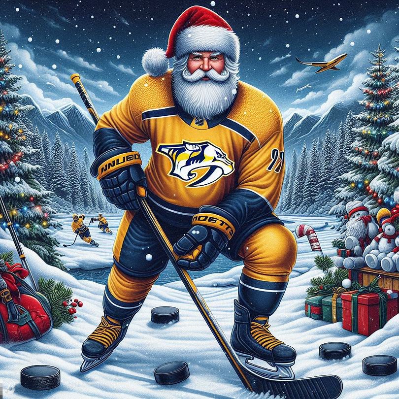 PredsFrance's tweet image. Et Joyeux Noël à tous les #Preds fans !