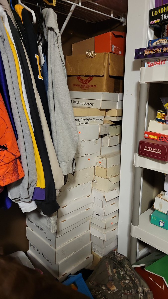 SethTweets's tweet photo. Think I have enough baseball (and football and basketball) cards... ???
#ParentsBasement https://t.co/P0yedaKztc
