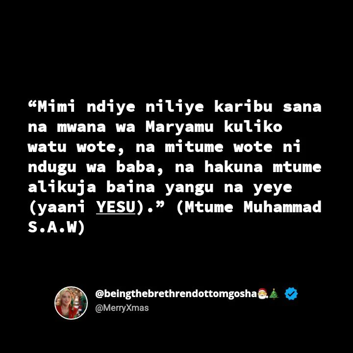 being The Brethren Dotto Mgosha🎅🎄 tweet media