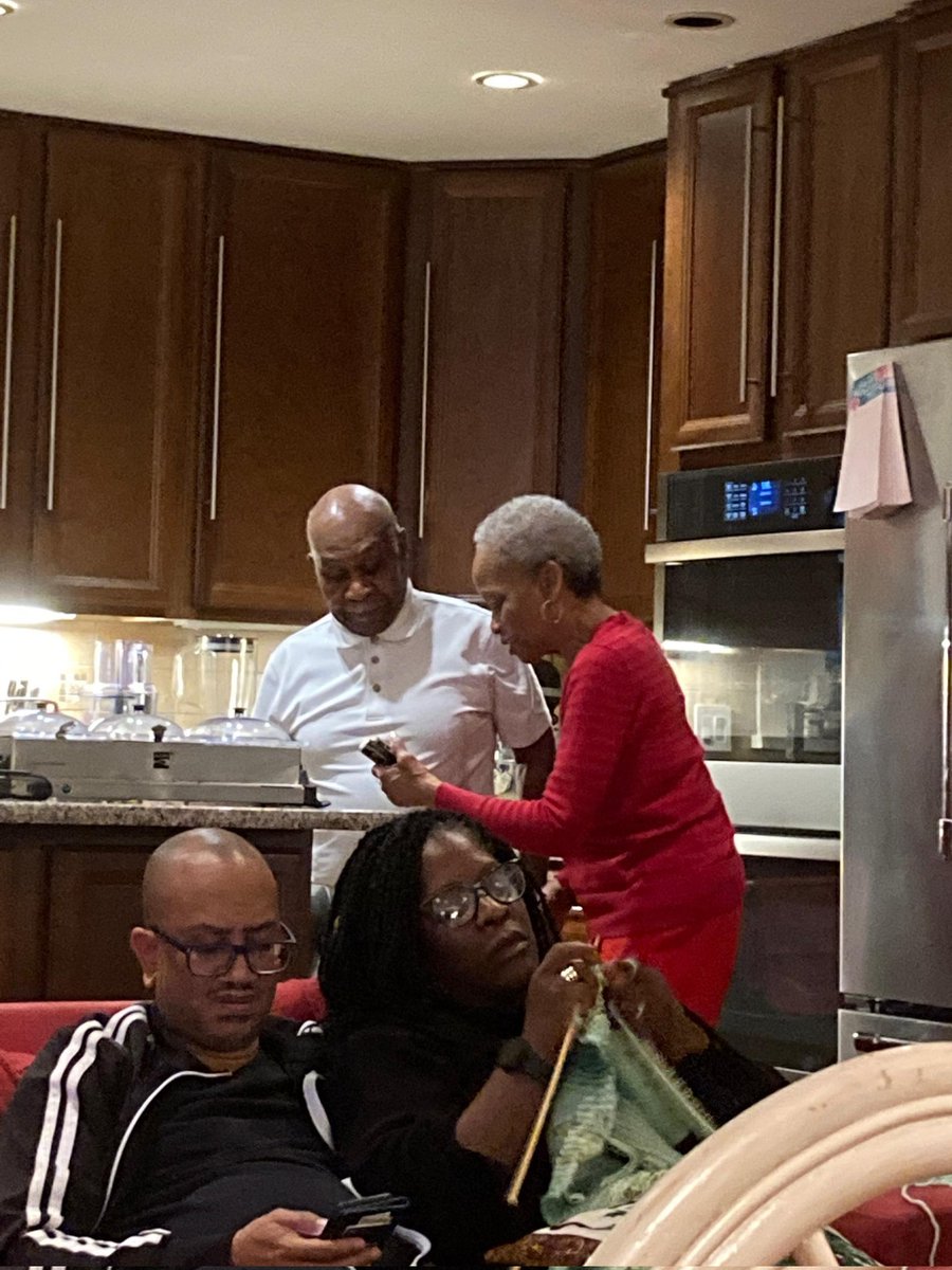 When healthy marriages are the legacy from generation to generation. My mom and dad...Merry Christmas everyone! So glad they are still able to host the family even in their 80s.