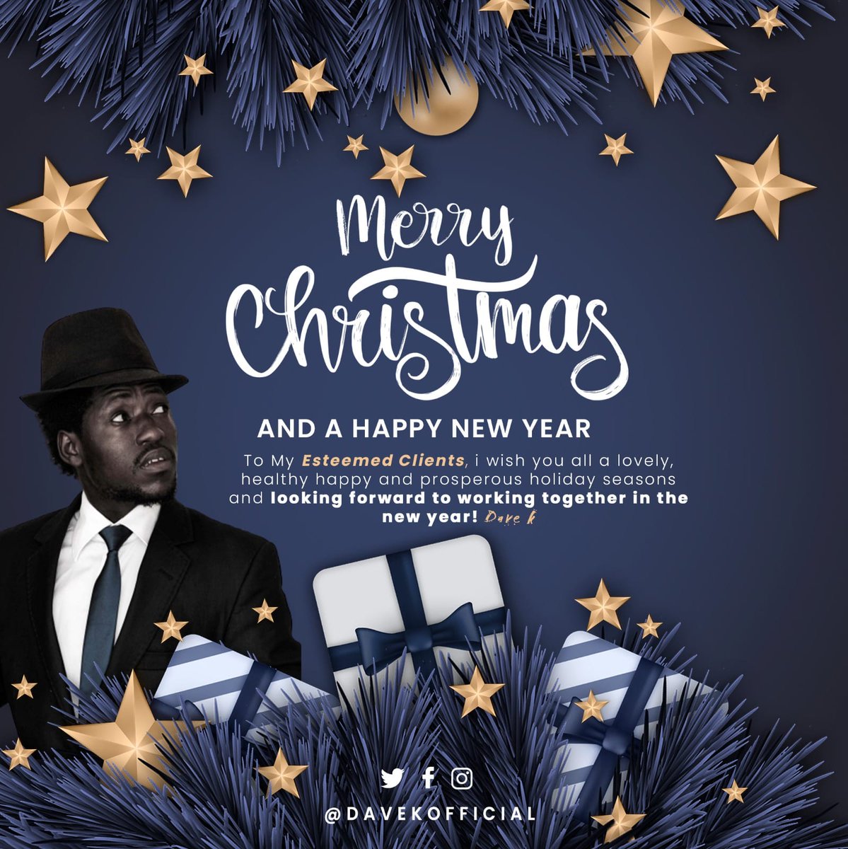 Davekmofficial's tweet photo. Happy Holidays #MerryChristmas https://t.co/RePnPWAts7