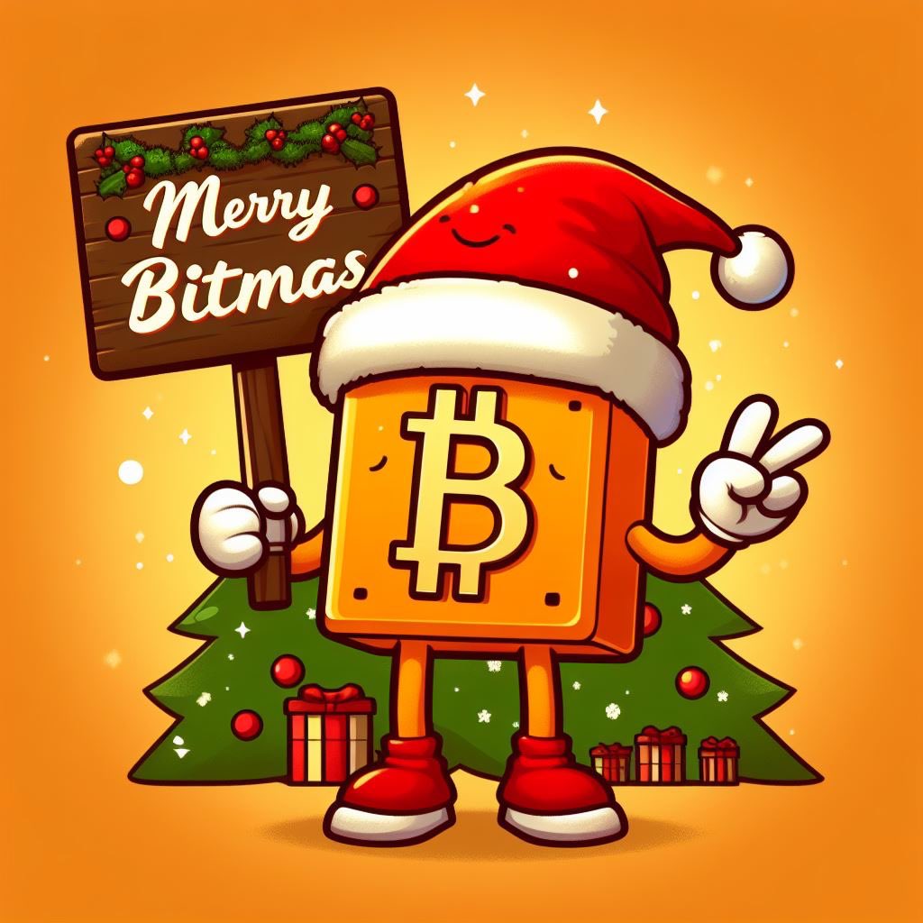 The999Club_'s tweet photo. Wishing a Merry #Bitmas to all you Bitmappers out there ๐ง๐
Have a wonderful holiday! ๐ https://t.co/7JXwr9Ds9R