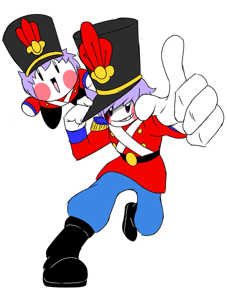 2K_Box1's tweet photo. xtra nutcracker kirb draws https://t.co/eWvGvzumxu
