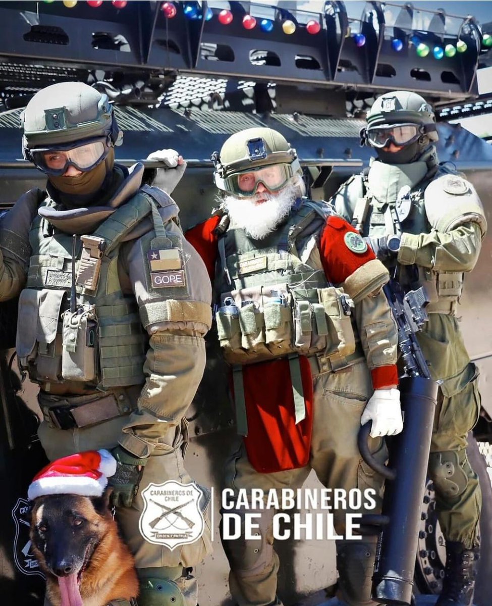 #FelizNavidad en especial para los funcionarios que hoy estarán de turno, para ellos un abrazo tremendo y gracias por tanto. 💚

#FuerzaCarabineros