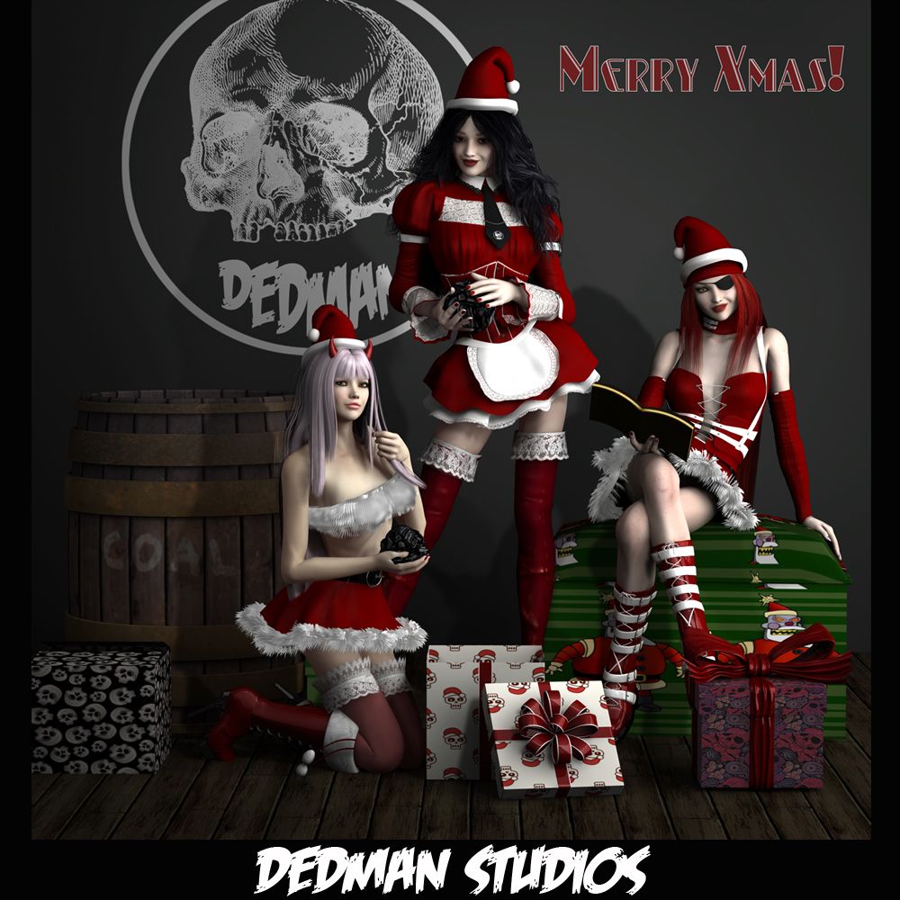 dedmanstudios's tweet photo. merry xmas, from Dedman studios. the girls are shipping your gifts right now https://t.co/PsQP49uZSy