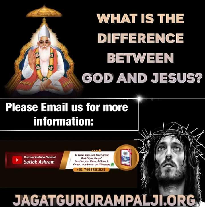 Digvijay9452's tweet photo. #Is_Jesus_God
Was it Jesus who emerged from the tomb?
No,it was not Jesus who emerged from tomb.He was the Supreme God Kabir Saheb,who appeared in the form of Jesus to maintain the faith of his followers.Otherwise his followers would have lost faith in God and become atheists. https://t.co/dl0xx72HEL