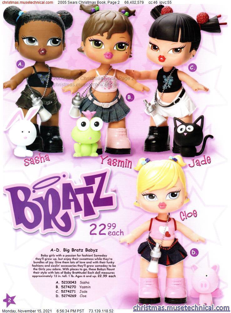 ✩•̩̩͙♡•̩̩͙✩ on X: Bratz Big Babyz in 2005 Sears Christmas Book