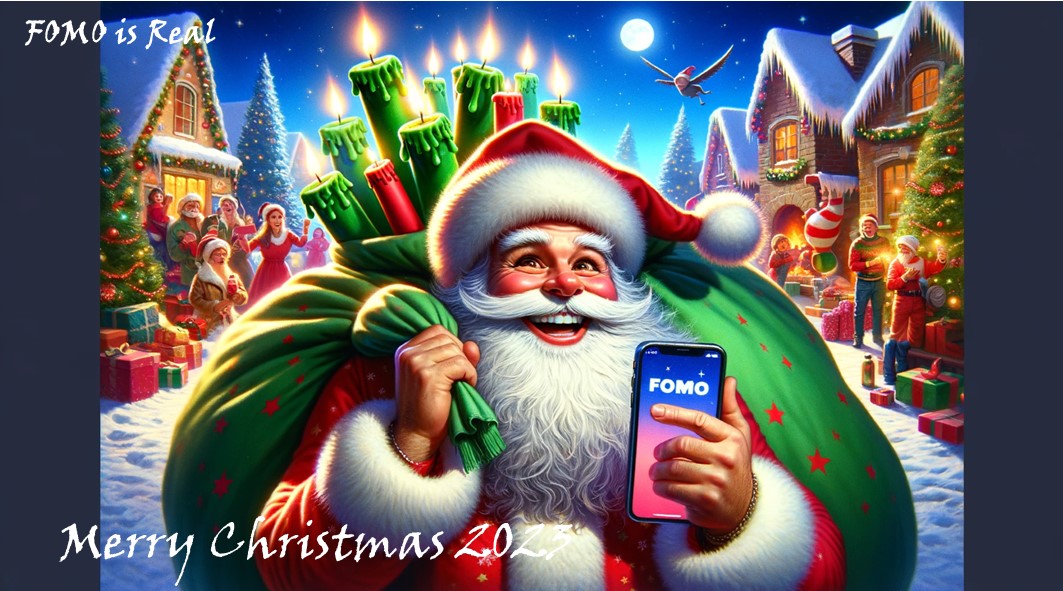 ReFiDailyNews's tweet photo. ππͺ#MerryChristmas
Why does Santa have serious FOMO on Christmas Eve?
Because he can't stand the thought of people having a silent night without him!
#Witway #FOMO #FOMOmeme #meme #JOKE https://t.co/xZJYzJJlKV