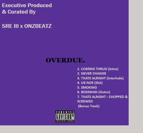 SRE_III's tweet photo. OVERDUE. w/ OnzBeatz

29.12.23

💜🔥🔥🔥

Artwork &amp; Tracklist https://t.co/BbguNwFEOS