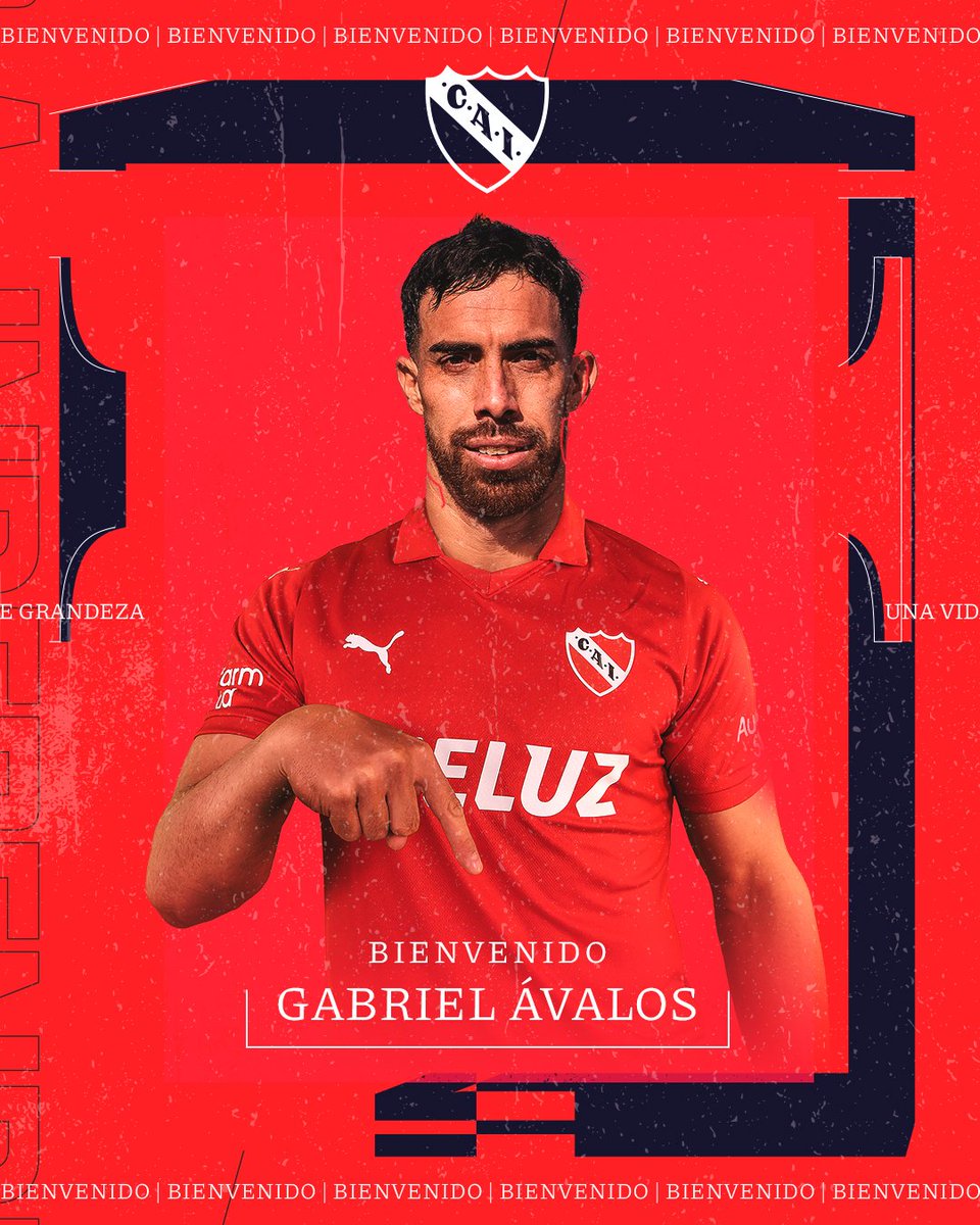 Gabriel Avalos es el primer refuerzo de #Independiente.

Llega proveniente desde Argentinos Juniors con un contrato por 3 años ¡Bienvenido al Rey de Copas, goleador!

#TodoRojo 🔴