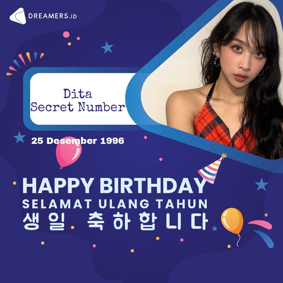 Happy Birthday Dita SECRET NUMBER! 🎂🥳❤️
<a href="/5ecretNumber/">SECRET NUMBER (시크릿넘버)</a>

Wishing you an abundance of joy and happiness, we hope that your special day is filled with love and warmth!

#Dita #SECRET_NUMBER #HappyDitaDay
#OurMiracleDitaDay #메리_디타_데이