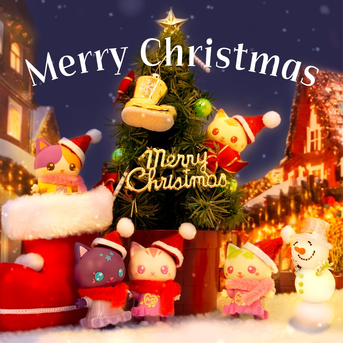 MegaHouse_toy's tweet photo. メリークリスマス🎄
たのしいクリスマスになりますように⛄
#スナップフレンズ #SNAPFRIENDS #ドール #ハウス #ねこ #クリスマス https://t.co/oAqV9EyNdp