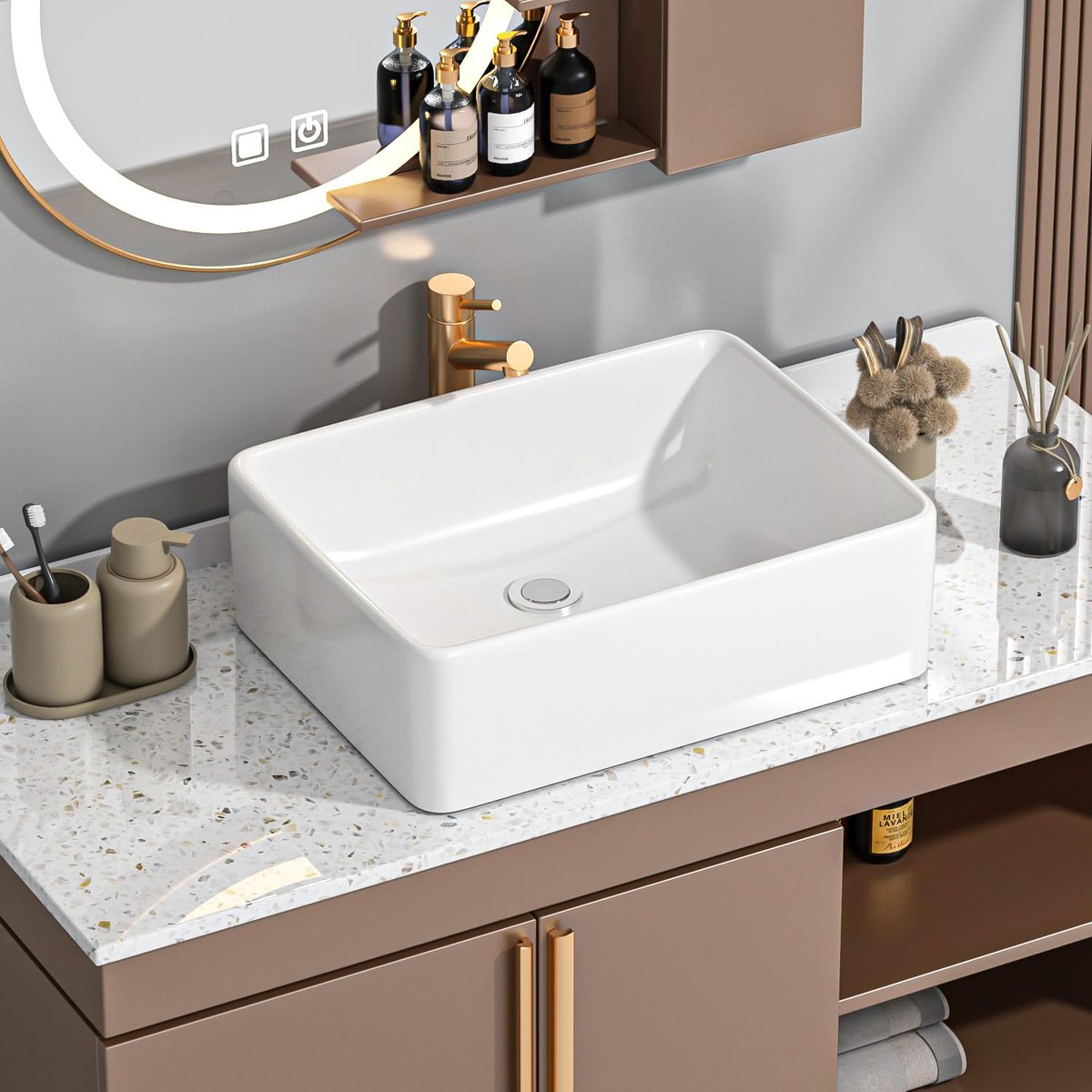 27 Small Farmhouse Bathroom Sink of 2023 Reviewed (Greener Choices) bestbathroom.org/small-farmhous… #CompactDesign #SmallBathSink #CozyBathroom #CountryLiving #RusticBathroom #FarmhouseStyle #CharmingSinks #FarmhouseCharm