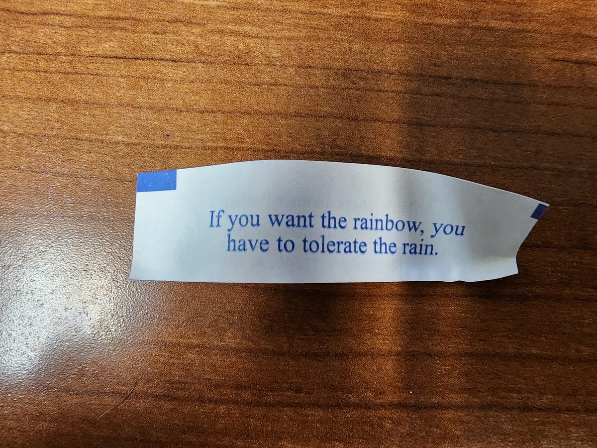 wnywxguy's tweet photo. Fitting fortune cookie ๐ฅ for me in aspects of my life & weather. #Blizzard22 #WNY https://t.co/BDs2KEQr1u