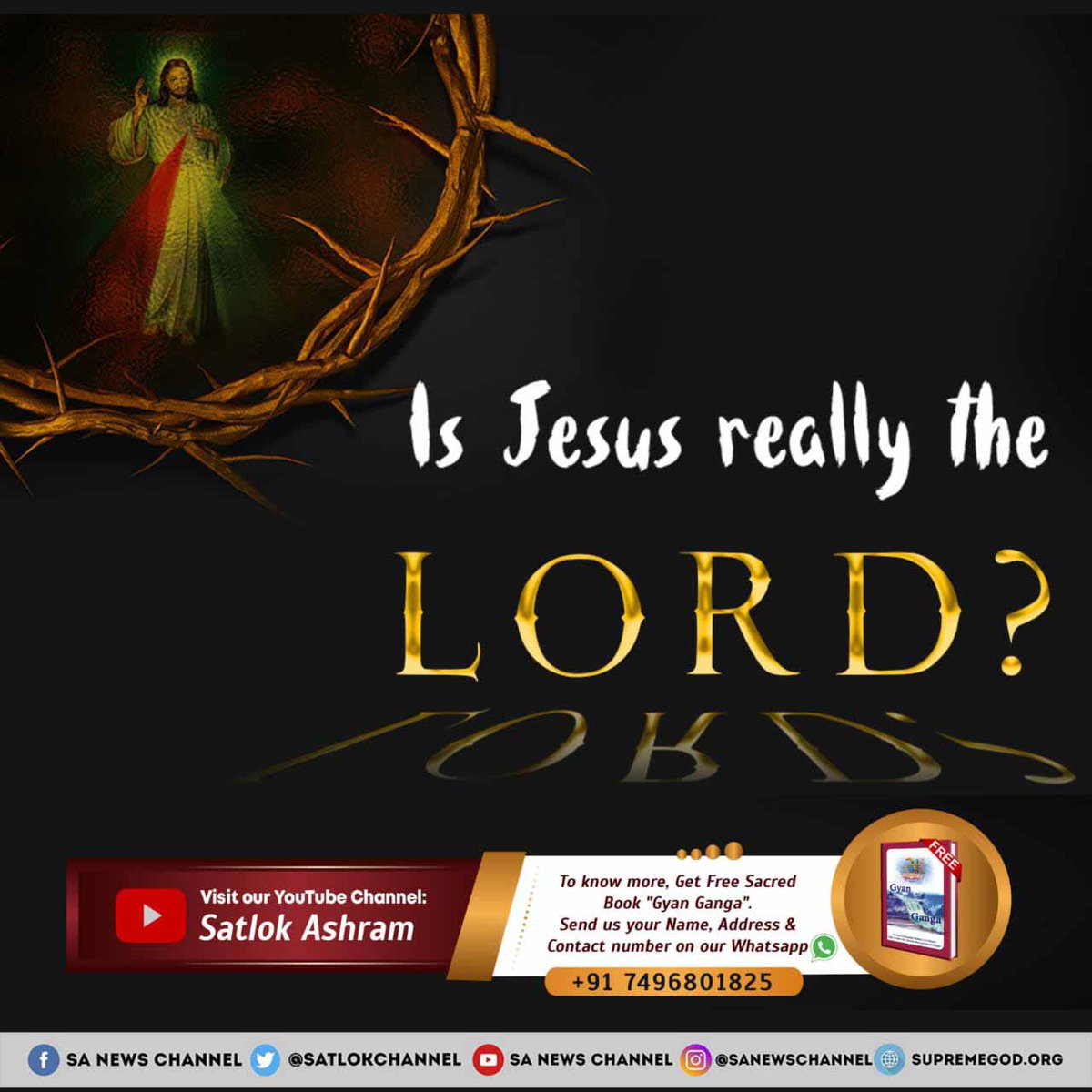 spituralfacts01's tweet photo. Is Jesus God? What is written in the Bible about this? Watch the information verified from the Bible on Satlok Ashram YouTube channel or read the book and get the book Gyan Ganga for free
#Is_Jesus_God
Kabir Is SupremeGod https://t.co/jJbtELWgzd