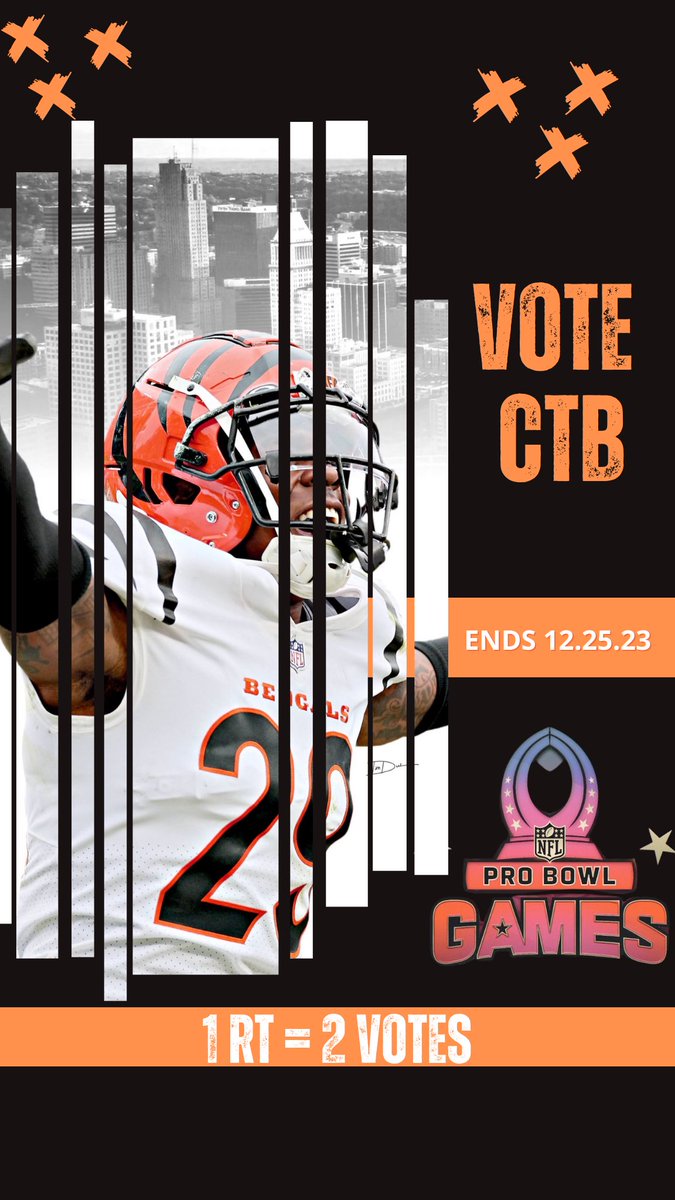 JUICEFamilyFdn's tweet image. Voting ends tomorrow! RT for a chance to win #JuiceGang🧃merch! 🖤🧡
#ProBowlVote  Cam Taylor-Britt
#ProBowlVote  Cam Taylor-Britt
#ProBowlVote  Cam Taylor-Britt
#ProBowlVote  Cam Taylor-Britt
#ProBowlVote  Cam Taylor-Britt
#ProBowlVote  Cam Taylor-Britt