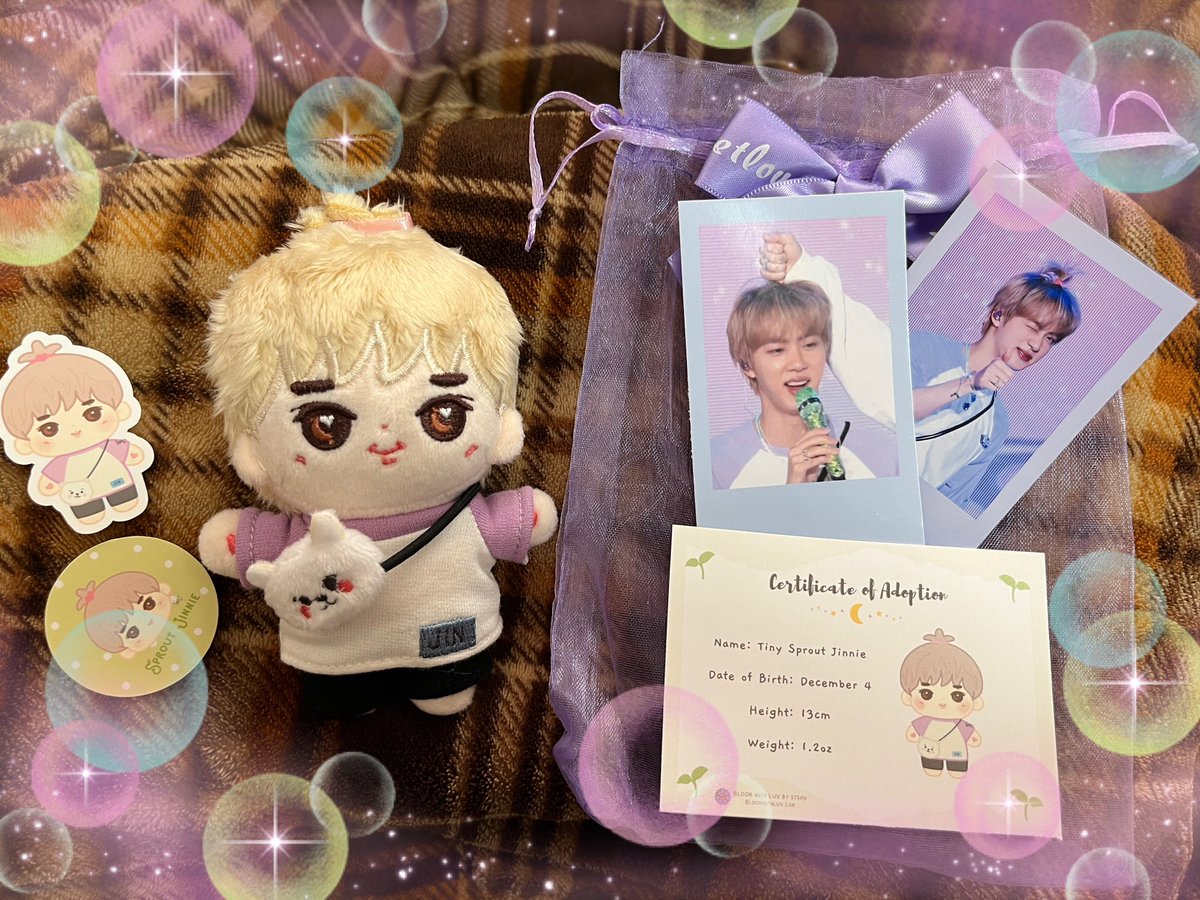 <a href="/bloomwluvshop/">Bloom With Luv 🌼💜</a> 様
<a href="/GO7saveyourself/">くるす@GOおとりまとめJP</a> 様

待ちに待ったTiny Sprout JinnieDoll届きました💓
本当に可愛い😆💓
ありがとうございました💕