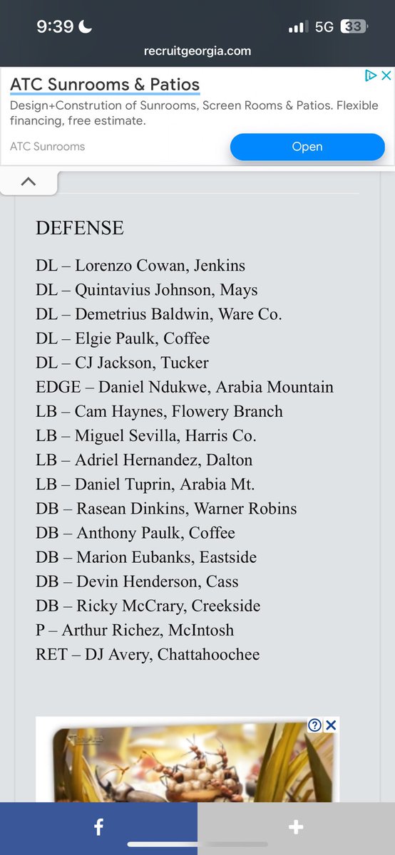 Blessed and honored to be named 1st team all state! <a href="/BranchRecruits/">BranchRecruits</a> <a href="/RecruitGeorgia/">Recruit Georgia</a> <a href="/jntester/">Jason Tester</a> <a href="/BVEvery/">Barry Every</a> <a href="/FootballHotbed/">Football Hotbed</a> <a href="/Rivals/">Rivals</a> <a href="/jwindon35/">Joe Windon</a> <a href="/CoachJRickman/">Jarrod Rickman</a> <a href="/NEGARecruits/">Northeast Georgia Recruits</a>