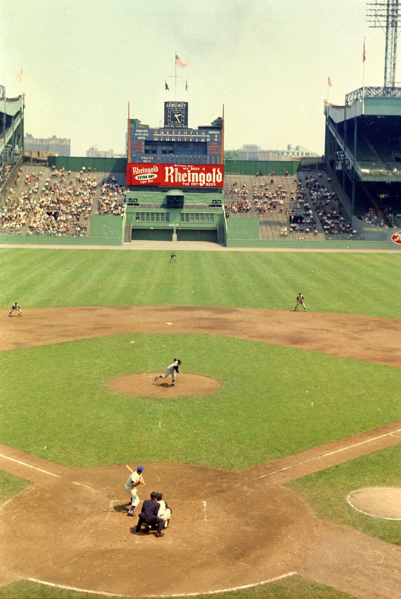 perryfbcoach's tweet photo. @Jimfrombaseball Here is a picture I took with my Brownie Camera my first game I was 10 May 1962 Mets played pirates my brother took me https://t.co/CtMvQBIkak