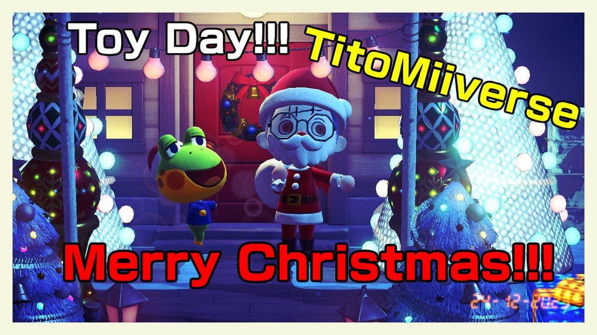 Merry Christmas and Happy Toy Day my Friend Henry and I wish you all from my Pandorä Island!!! #MerryChristmas #ToyDay #HappyHolidays #Miiverse #AnimalCrossing #ACNH #NintendoSwitch