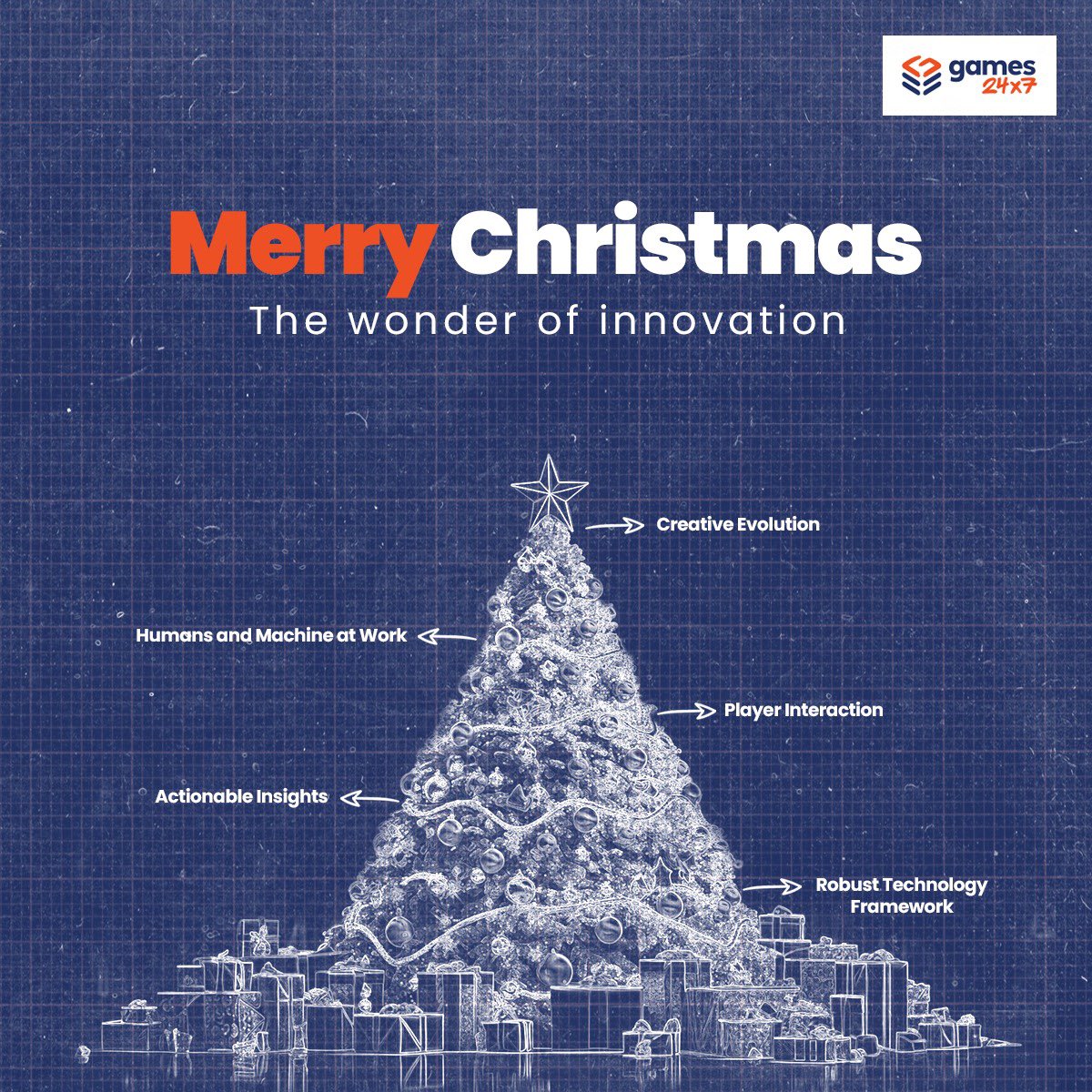 games24x7's tweet photo. #MerryChristmas
Spreading joy to millions of players with our commitment to the science of gaming.

#LifeAtGames24x7 #Games24x7 #Christmas #ScienceOfGaming #Innovating24x7 #Festival https://t.co/U7orPVldkf