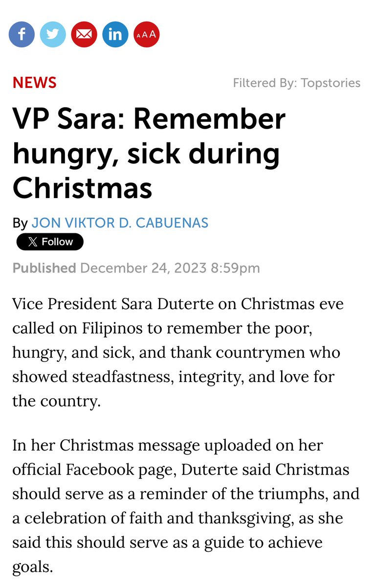 P125M in 11 Days Tas ganyan ang Christmas Message mo? Wag Kami!

#LetSaraLeave
#ImpeachInday

@lonsileak @nabunturanguy @GisingPilipino @KatarHol5 @AngryDaruma @JiggySevilla