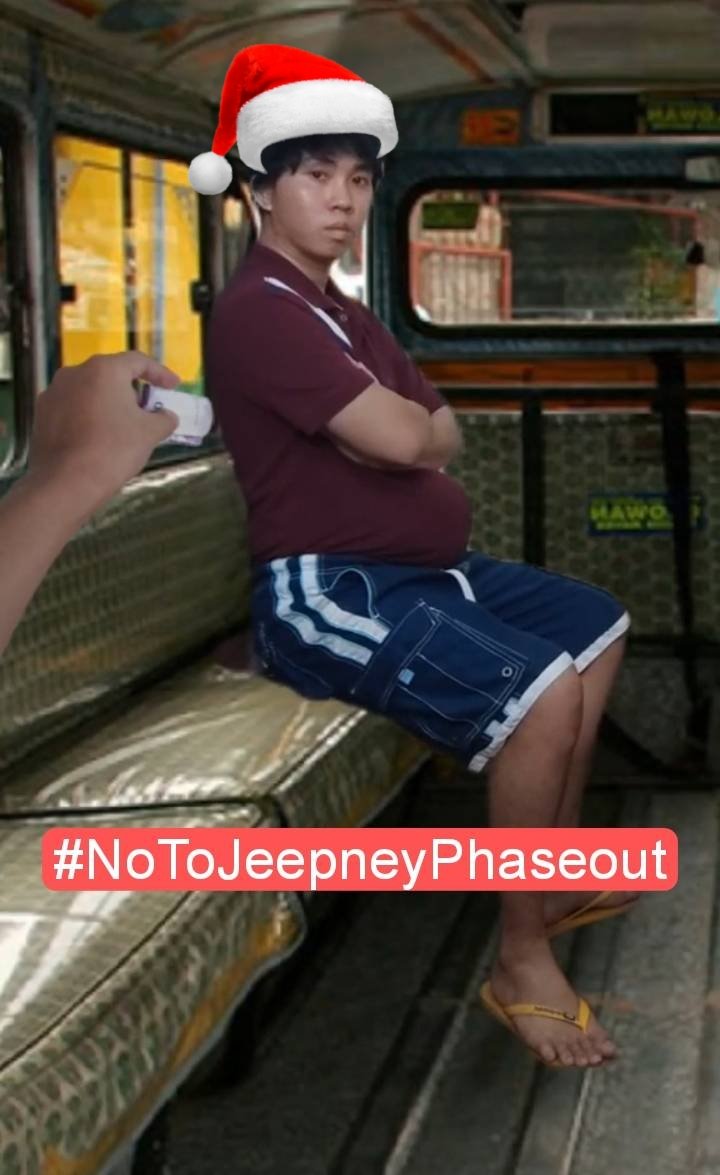 snmfnms's tweet photo. Ngayong Pasko, isa lang ang aming ipinapanawagan sa gobyerno at sa mamamayang Pilipino. 
#NoToJeepneyPhaseout 
#NoToPUVPhaseout https://t.co/db0J6dDyFE