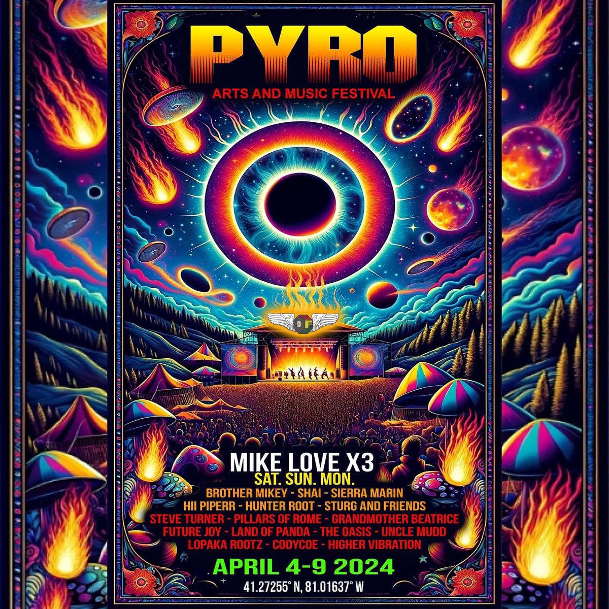 #pyromusicfestival #pyroeclipse #pathoftotality2024 🔥✨🗡️