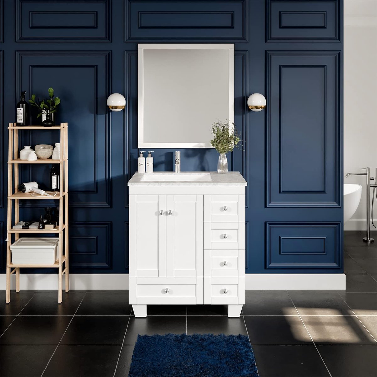 The Best 28 Inch White Bathroom Vanity With Sink Of 2023 - Best Reviews luxbestreviews.com/28-inch-white-… #WhiteVanity #28InchVanity #SleekDesign #ModernBath #BathroomUpgrade #StylishSink #HomeDecor #ContemporaryStyle