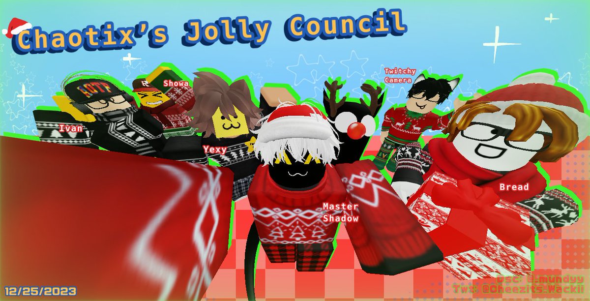 Munxdy_Mck's tweet image. 2023 kinda wild tho
There's too much ppl to mention here lol- I have a 2nd project just like this, but it's prolly gonna be a bit late
Merry Christmas y'all! :3
#Xmas #ROBLOX #robloxmodel #art