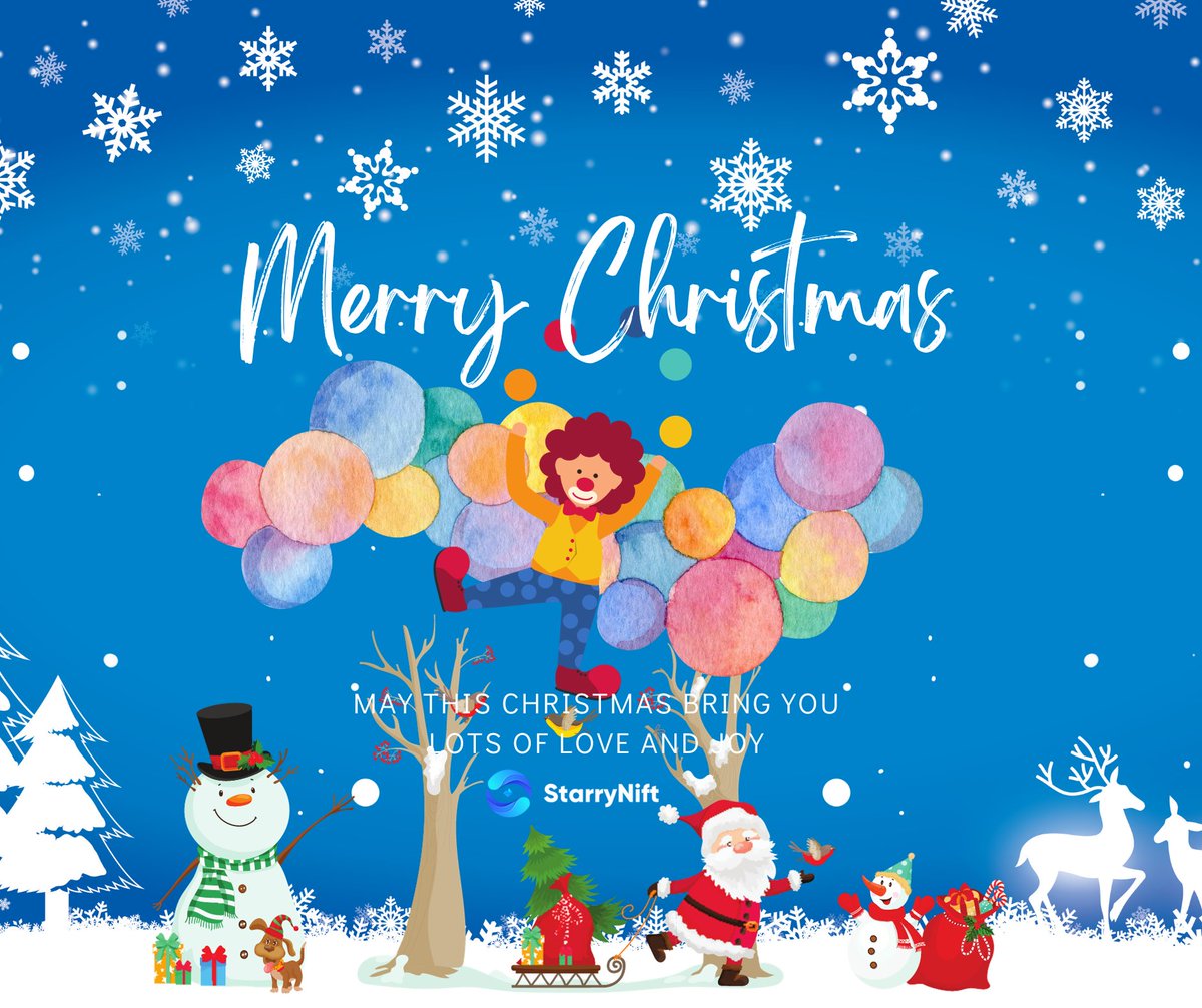 StarryNift's tweet photo. 🎄 "Merry #Christmas & Happy New Year! We're incredibly grateful for the amazing StarryNift community.

💫 Our #StarryNift team has penned a heartfelt letter to share our blessings and unwavering commitment to our vision, and mission.

📜 Read the special message: https://t.co/Smlh52eQpV