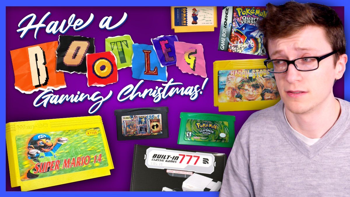 Scott got two hours of sleep so Scott's talking in the third person about a new Scott The Woz episode he just made on bootleg games. Happy Holidays!! youtu.be/FwCFBereJ5Q?si…