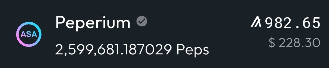 native_algo's tweet image. Hey @axoalgo, this is how you run a token with a LP.
#peps