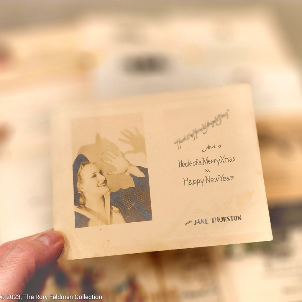 Rory_Feldman's tweet photo. "Hark, the Herald Angels Sing" And a Heck-of-a Merry Xmas &amp; #happynewyear - from JANE #thurston • • • #wondershowmuseum #museumofmagic #magic #magician #collection #museum #antique #curiosities #advertising #ephemera #goldenageofmagic #illusion #illusionist #happyholidays https://t.co/y2PLG7BZZ8