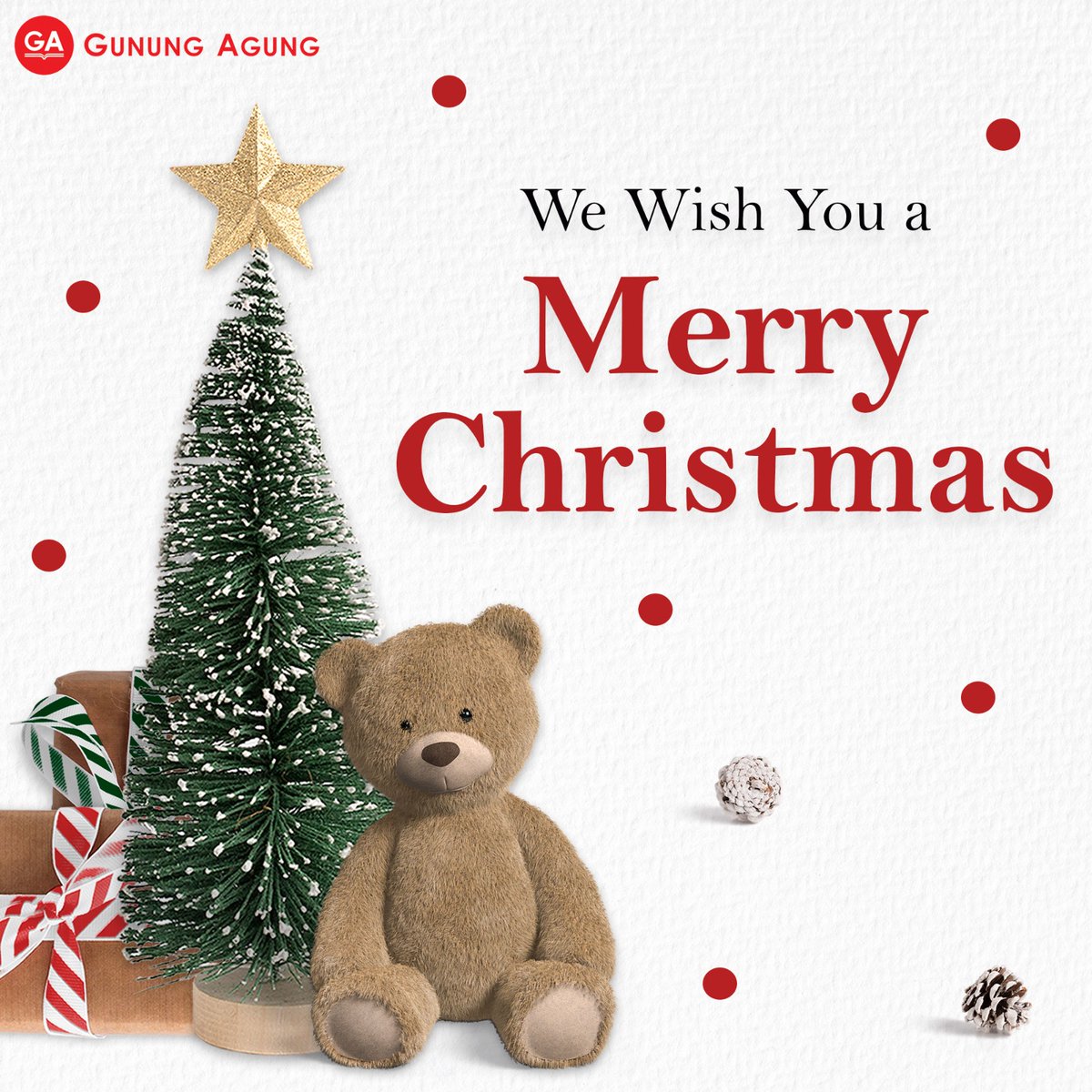 Selamat Hari Raya Natal Sahabat Gunung Agung!🎄🎅

Semoga kedamaian dan kegembiraan Natal selalu menyertai kamu dan keluarga❤️🎁

#HariRayaNatal #Natal #MerryChristmas #Christmas #ChristmasWish #Bookstore #GunungAgung #MencerdaskanBangsa #Indonesia