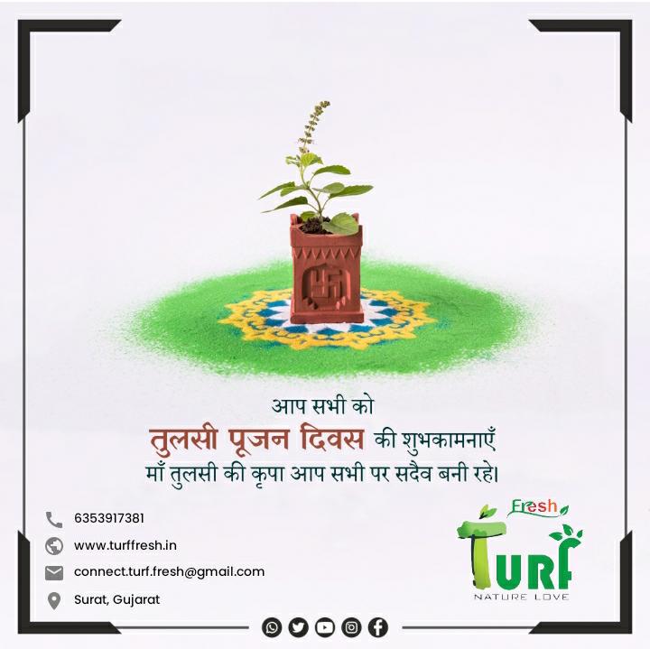 TurfFresh's tweet photo. HappyTulsiPujanDiwas https://t.co/tVqGoNnLZ3