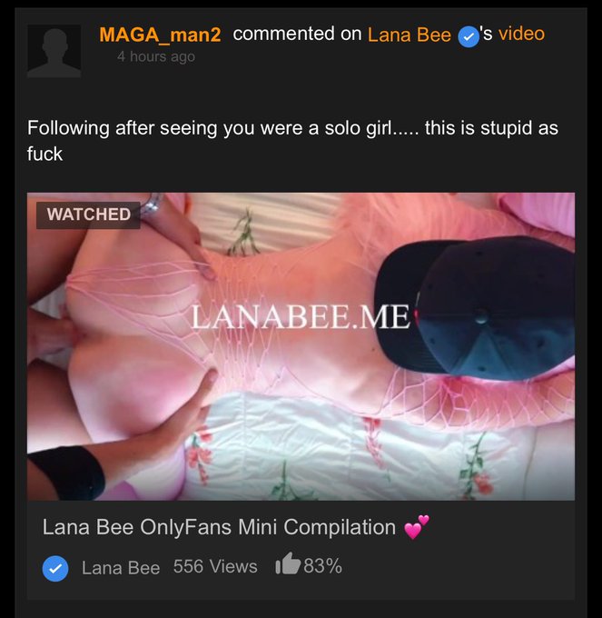 Oh no oh god oh fuck im literally shaking rn, &ldquo;MAGA_man2&rdquo; doesnt like watching me take cock oh whatever