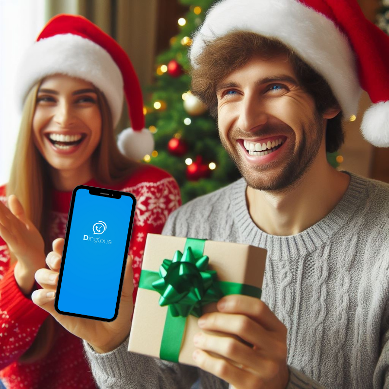 Jinglebells! Come to get your Christmas gift from Dingtone. 🫡Earn free 50 credits via the code qqfgbg. First come, first served. #Santa #MerryXmas
