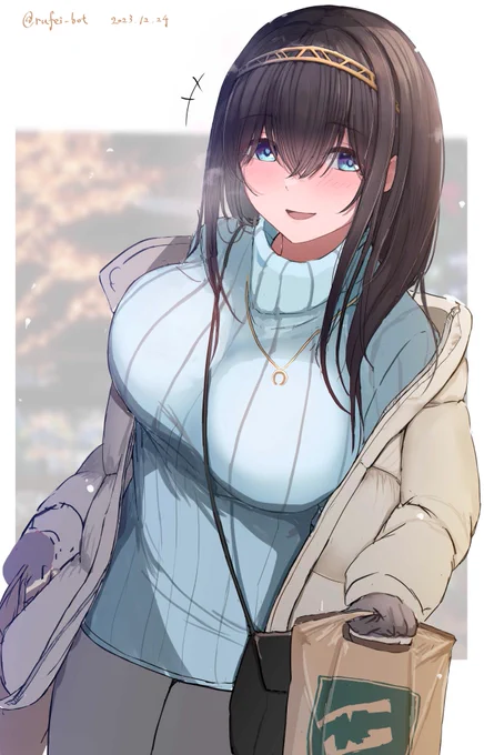 「メリークリスマス、プロデューサーさん 」  #鷺沢文香