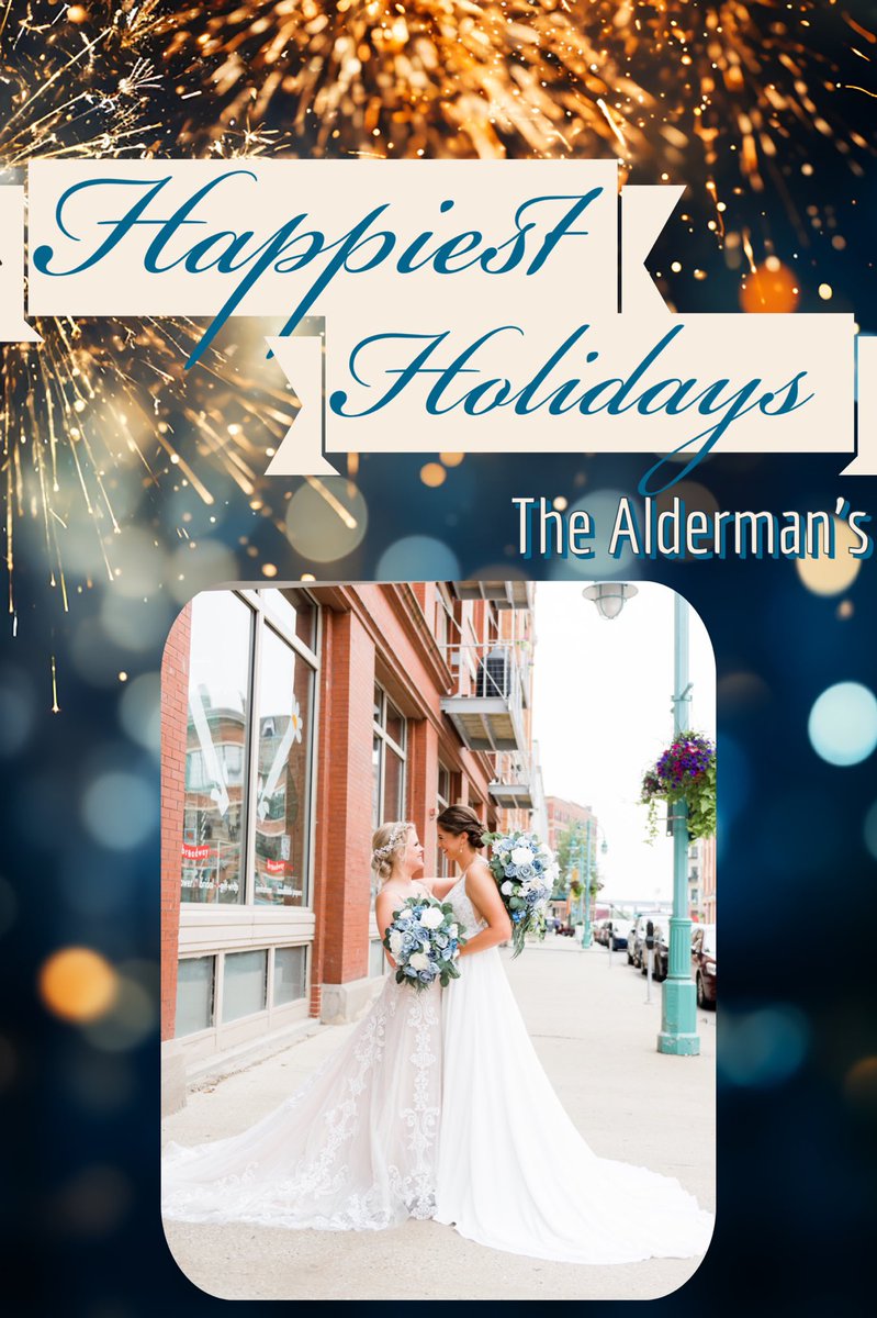 Happy Holidays from The Alderman’s! 
2023 was filled with a lot of laughter and love. Looking forward to see what 2024 brings!