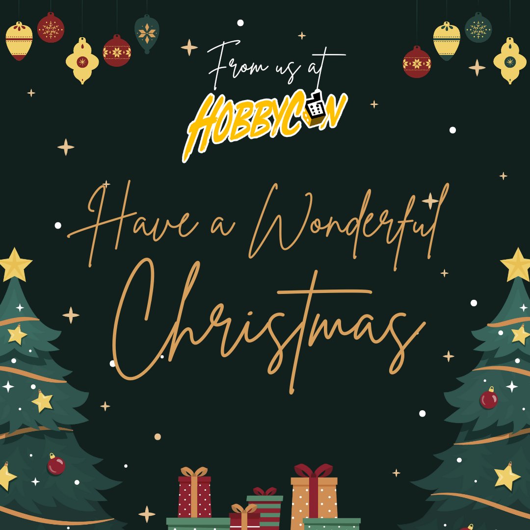 Merry Christmas from us at HOBBYCON!