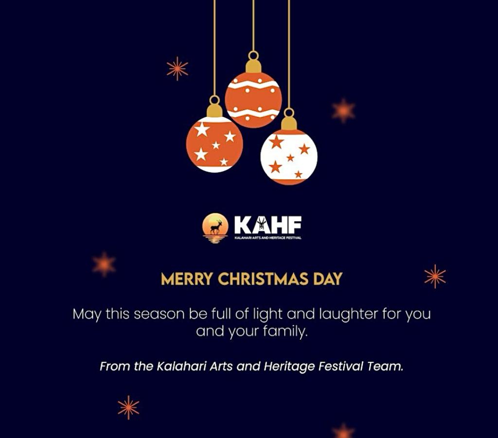 Merry Christmas from the Kalahari Arts &amp; Hertiage Festival

#Christmas2023 #MerryChristmasWishes